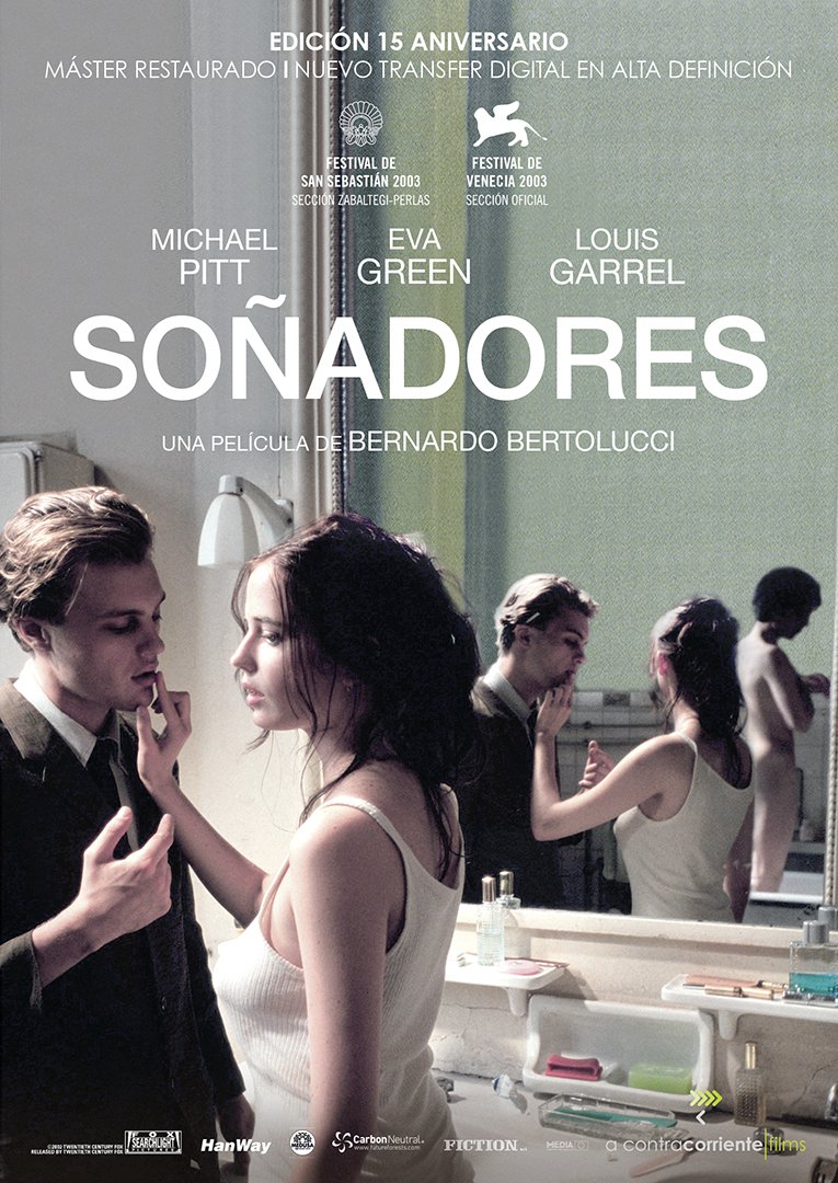 Soñadores [DVD]: Amazon.es: Michael Pitt, Louis Garrel, Eva Green, Robin  Renucci, Anna Chancellor, Florian Cadiou, Bernardo Bertolucci, Michael  Pitt, Louis Garrel: Películas y TV
