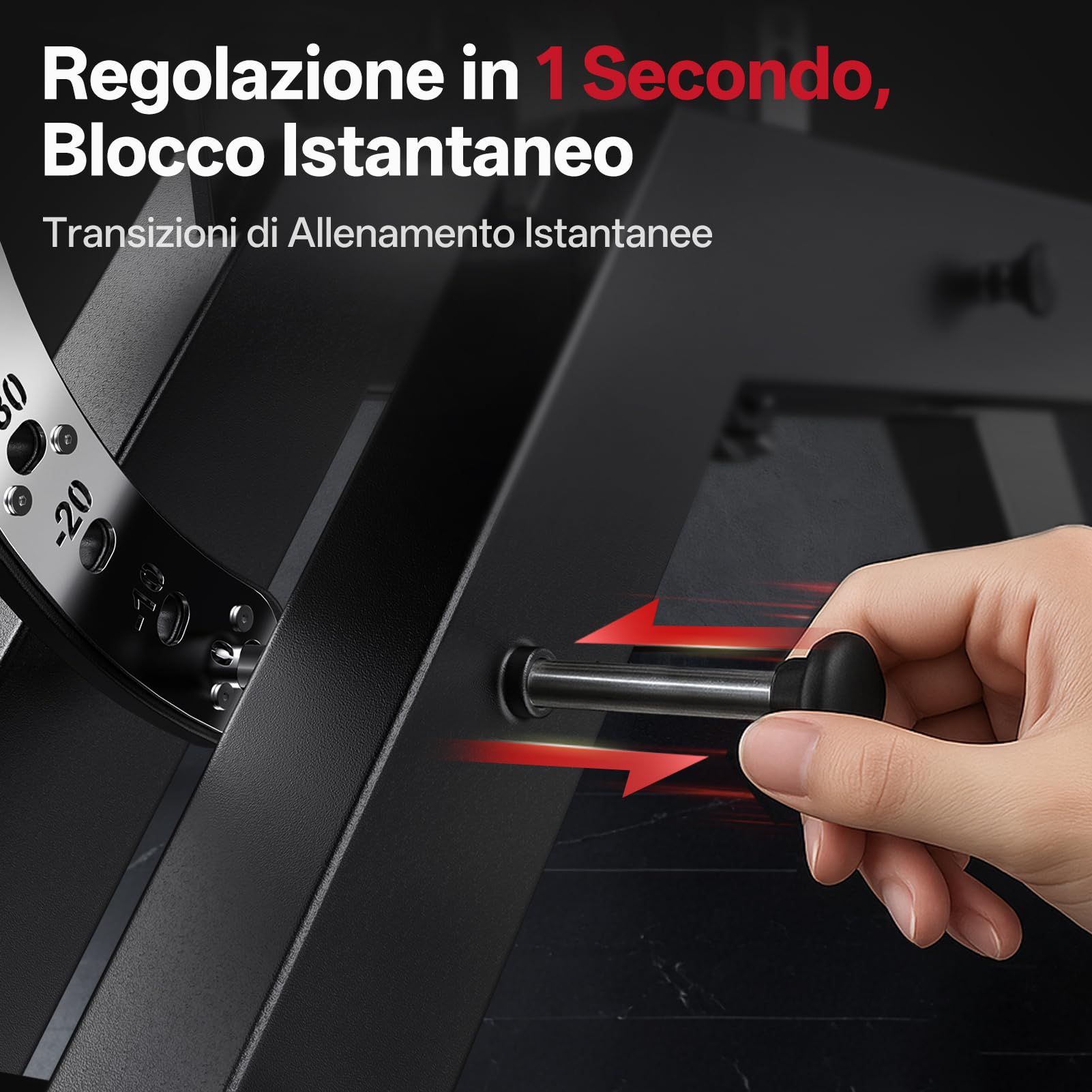 JOROTO MD70 Panca palestra Regolabile, Panca Pesi Multifunzione con Carico Massimo 400KG/880LBS, Schienale 8 Posizioni e Seduta 5 Posizioni Regolabile, Panca Addominali per Allenamento Completo