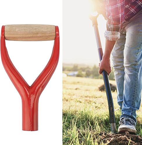 Miniatura 2 de Mango de agarre en D, mango de pala reutilizable de 1.22 pulgadas de identificación, mango de agarre D, mango de repuesto de pala con agarre de