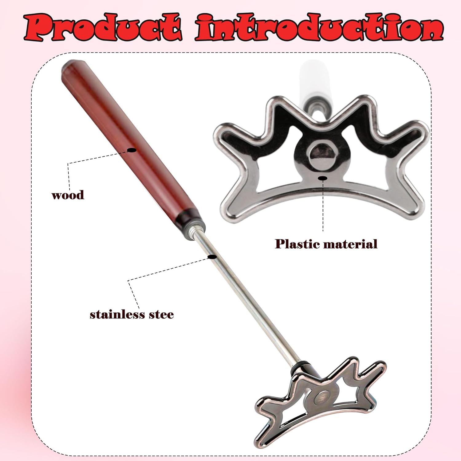 2 Pack Pool Bridge Stick Retractable Pool Cue Bridge Stainless Steel Extension with Wooden Handle Adjustable for Pool Table Accessories