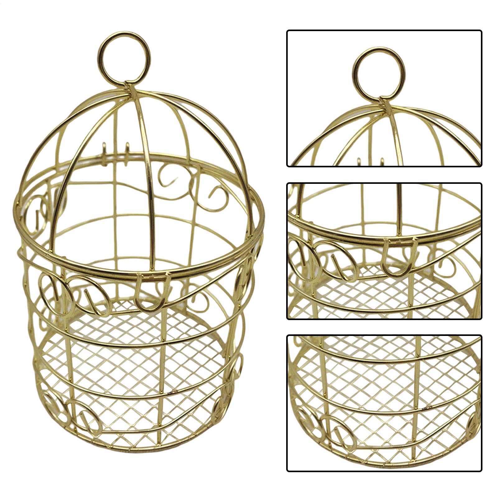 Vogelkäfigform Weißblech-Bonbonschachtel, Bonbonbehälter, Hochzeiten Gastgeschenkboxen, Vogelkäfigform Metall Schokoladetui, dekoratives Hohletui für Weihnachten, Hochzeit, Geburtstag, Partyies