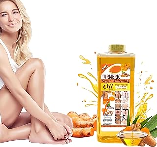 Ätherisches Kurkumaöl, 7-Tage-Körperöl,Feuchtigkeitsspendend, Entstopfendes Kurkumaöl, Vitamin C, Feuchtigkeitsspendendes ...