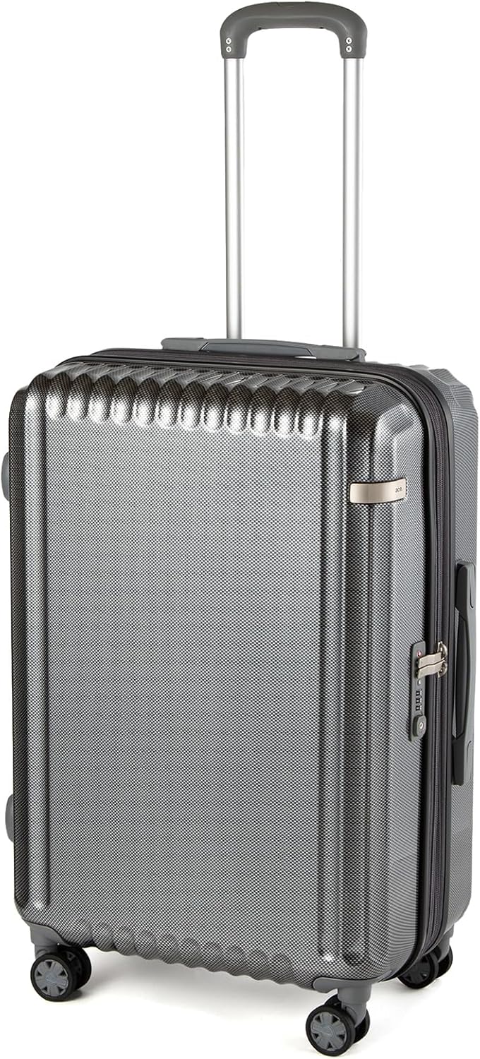 エース トーキョー スーツケース mサイズ 3泊4日 4泊5日 42/50L 容量拡張機能 キャスターストッパー 双輪キャスター 3.8kg