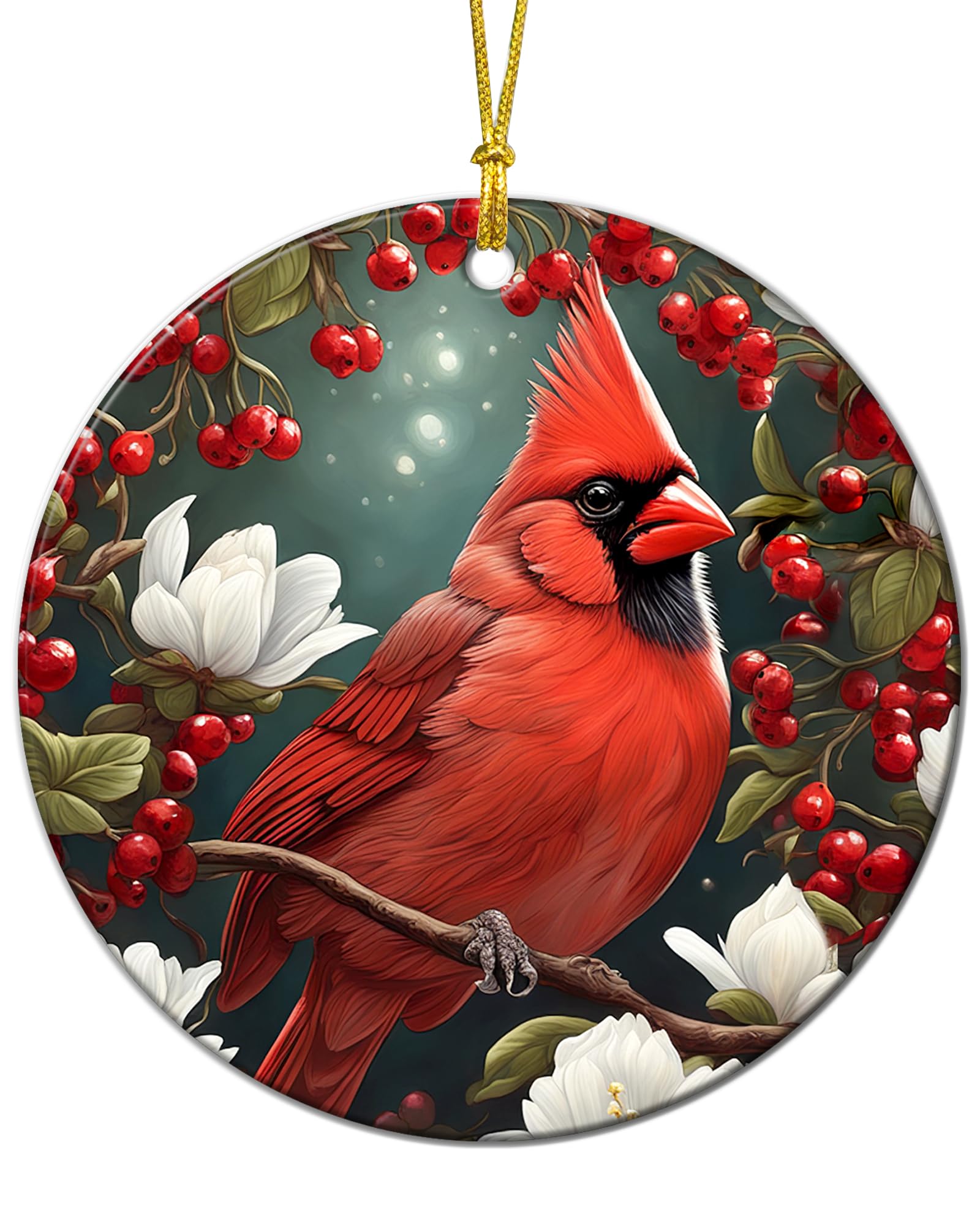 Red Cardinal Gifts for Women Christmas Ornaments Hanging Decorations Stocking Stuffers Girls Xmas Tree Decor Clearance Keepasake