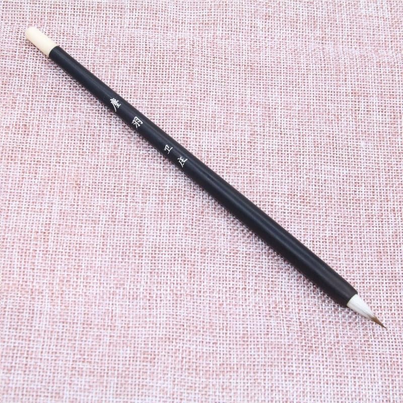 Calligraphy Brush Small Script Kanji Sumi Painting for Beginners, Bristle Tip Drawing Liner for Shouxin Style