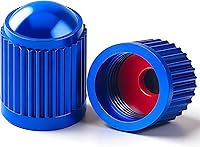 Vista 28 de 10 piezas de tapas de válvula de neumático TPMS con vástago largo, tapas de válvula de rueda de plástico negro para TPMS TR20008, tapas de vástago