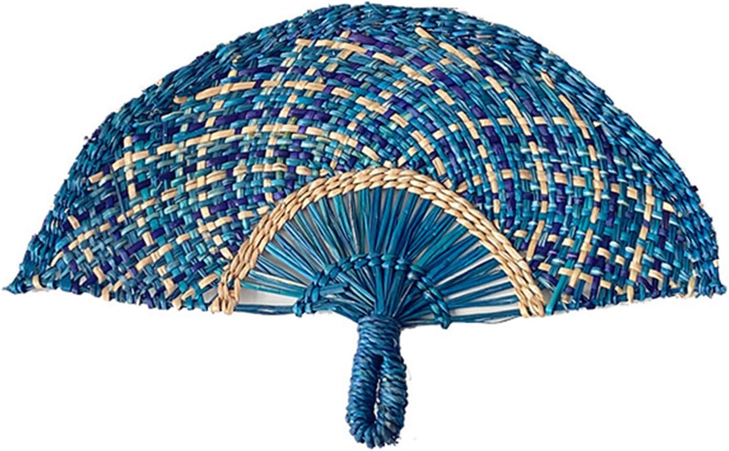 YWLUUOO Handwoven Straw Fan Manual Paddles Fan for Wall Art Decorative Accessory Handwoven Styles Handheld Decorations Home Decor Wall Hanging