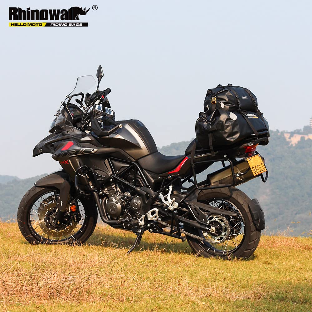 Rhinowalk Borsa per Moto Impermeabile, 20/45/65 L, da Viaggio e Posteriore