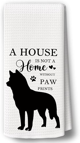 Miniatura 11 de Chinoiserie - Juego de 2 toallas de cocina para perros, toallas de cocina retro con perro salchicha salchicha, toallas de cocina para perros azules