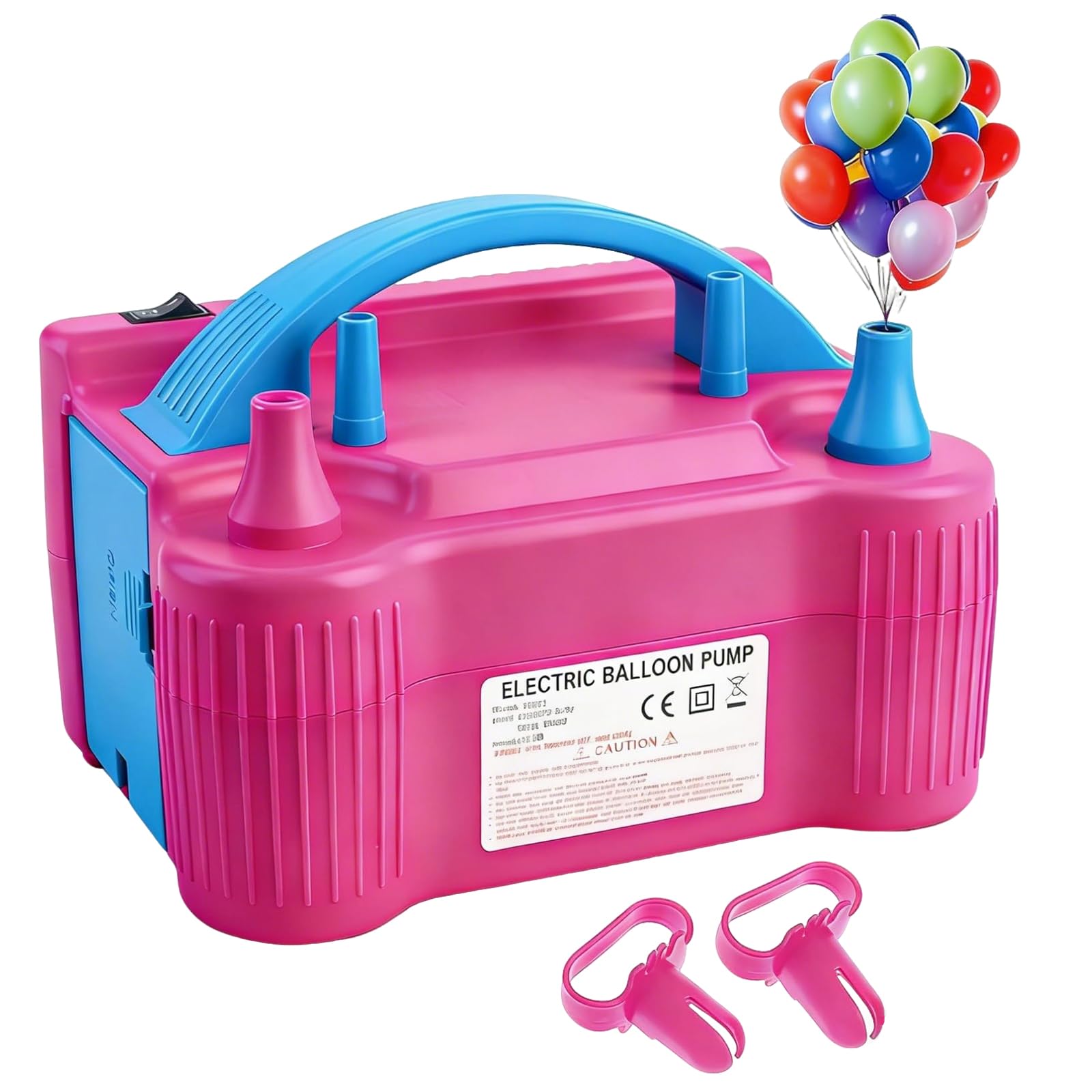 Electric Balloon Pump, Portable Dual Nozzle High Power (AC220-240V