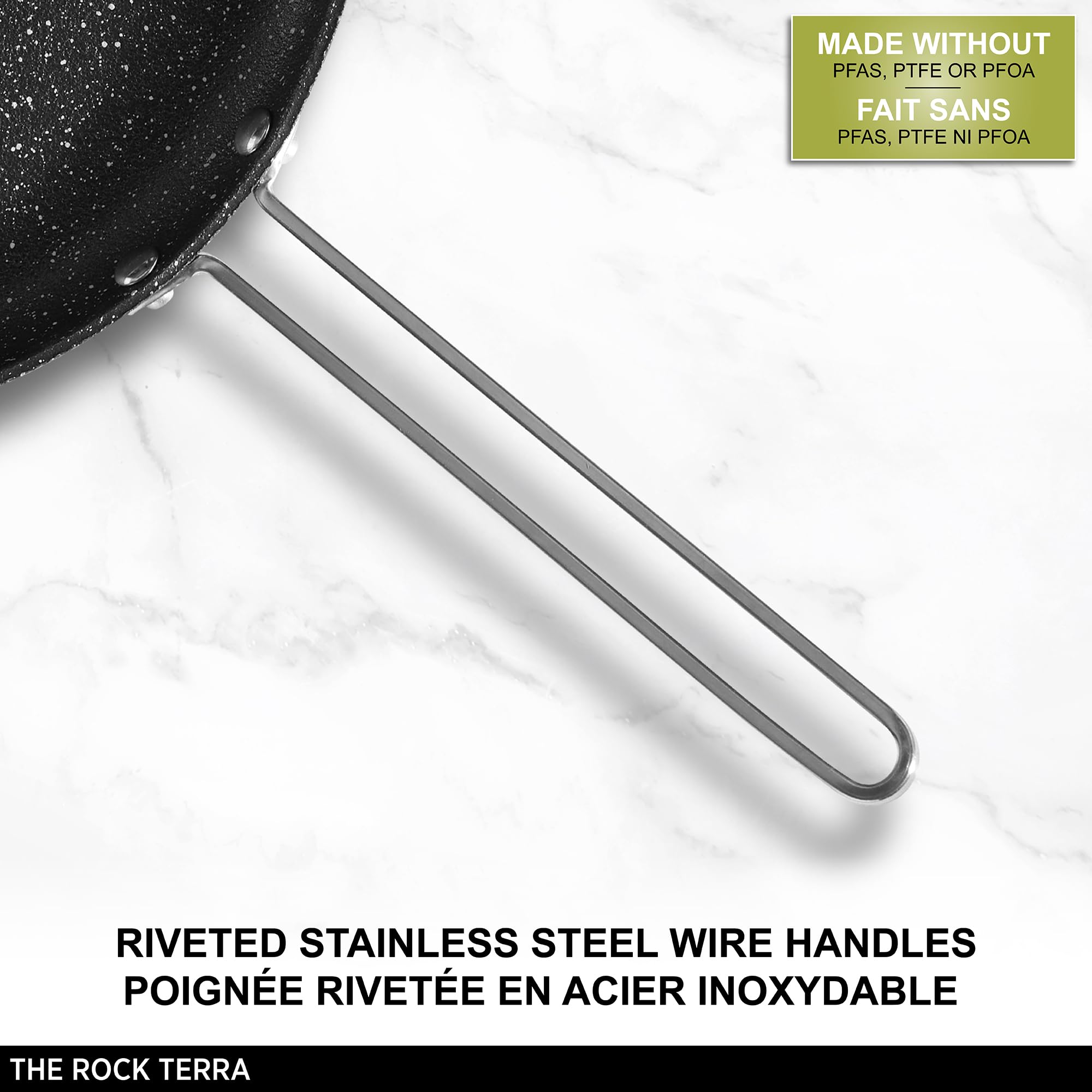 Starfrit The Rock Terra Fry Pan - Non-Stick Ceramic -3 Starfrit The Rock Terra Fry Pan - Non-Stick Ceramic -3