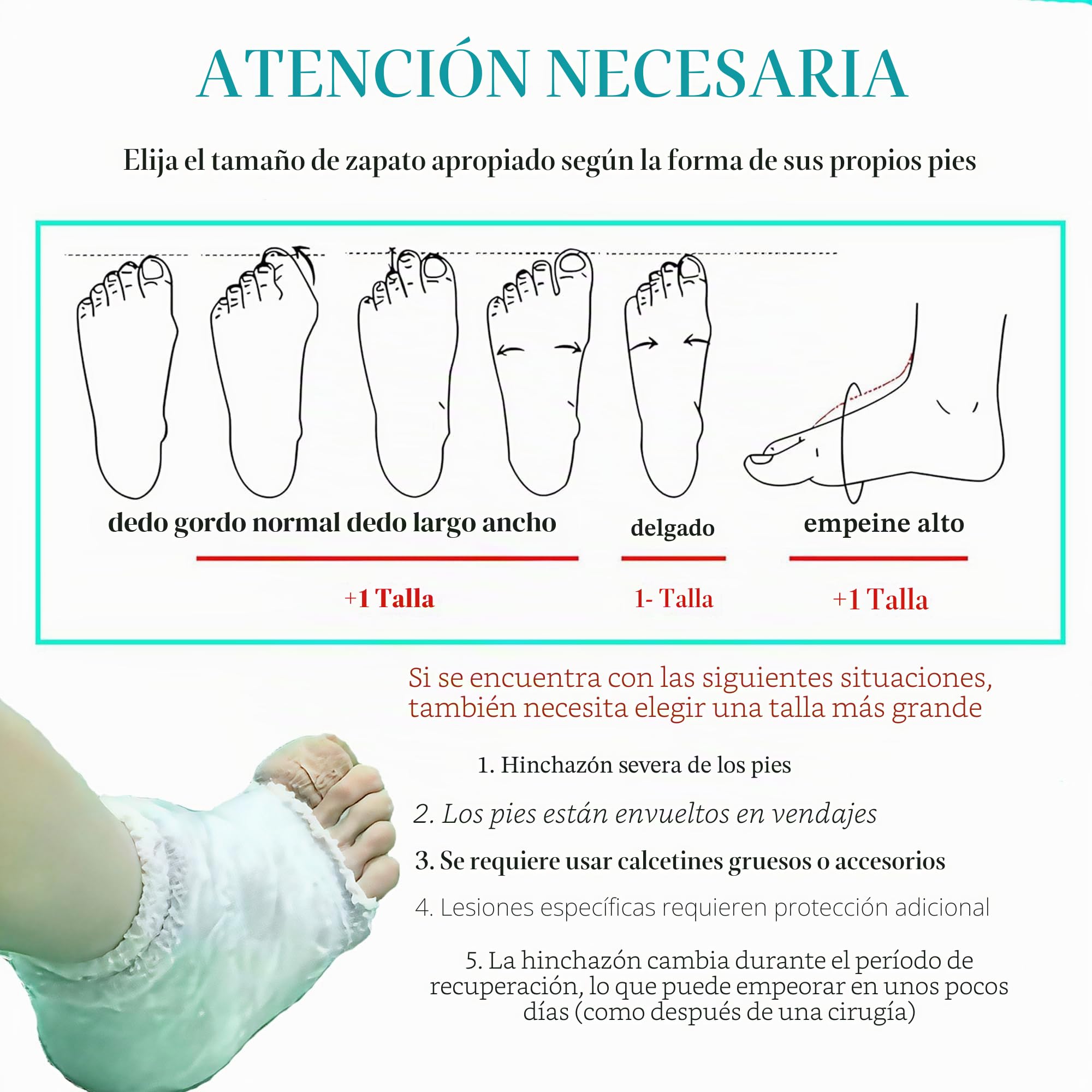 Medibot Bota de senderismo para fractura de pie y tobillo, talla M