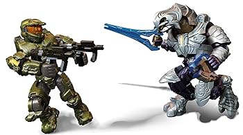 Halo フィギュアセット 4体 武器付き ジャンク Amazon | メガコンストラックス ヘイロー マスターチーフ Vs