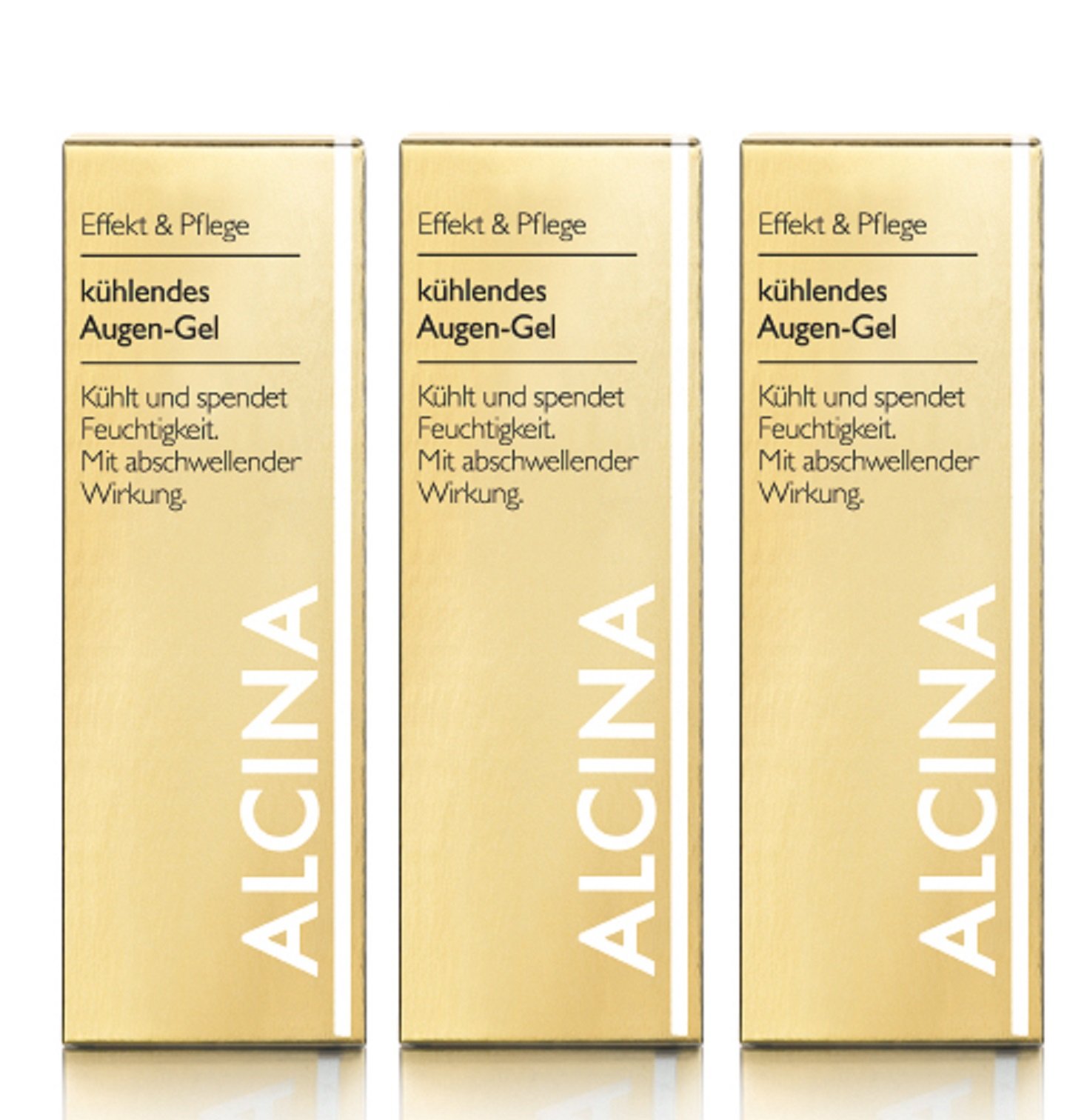3er Kühlendes Augen Gel pflegende Kosmetik Alcina kühlt und spendet Feuchtigkeit je 15 ml= 45 ml
