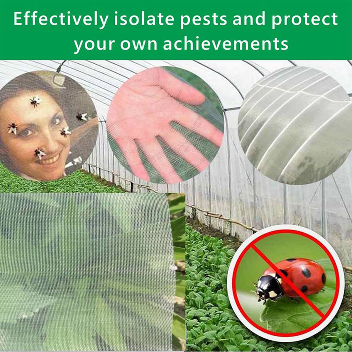 Red De Malla Fina De Jardín para Verduras 2m x 10m, Red De Protección para Plantas, Red De Insectos para Plantas, Flores, Cultivos Y Frutas