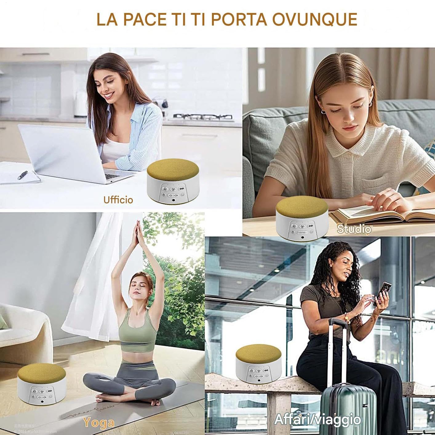 Machine à Sons de Sommeil Smart Portable Alimenté Par Batterie Avec
