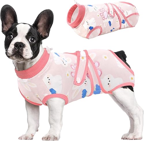 Miniatura 1 de KOESON Traje de recuperación de cirugía para perros hembra, antilamidas, traje de recuperación para perros machos, alternativa de cono después de la