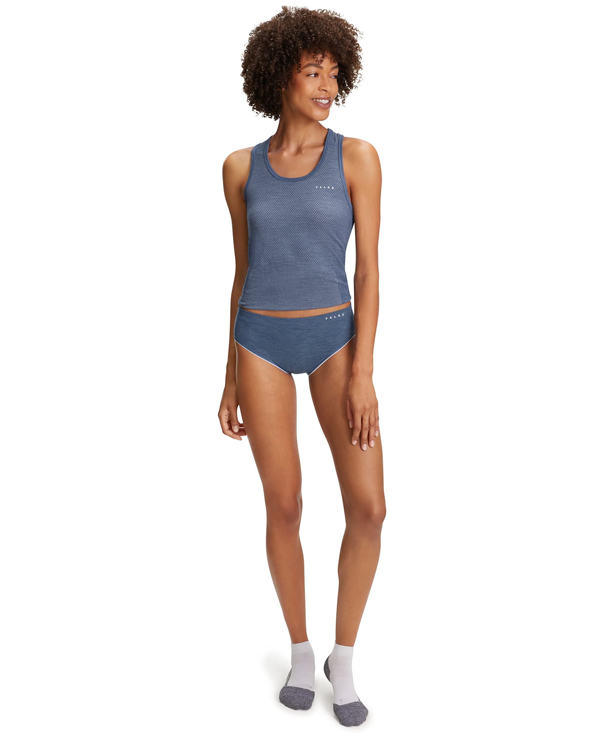 FALKE Damska bielizna Wool-Tech Light, oddychająca, regulująca klimat, hamująca zapachy, materiał funkcyjny do ciepłych i niskich temperatur, bielizna funkcyjna, 1 sztuka