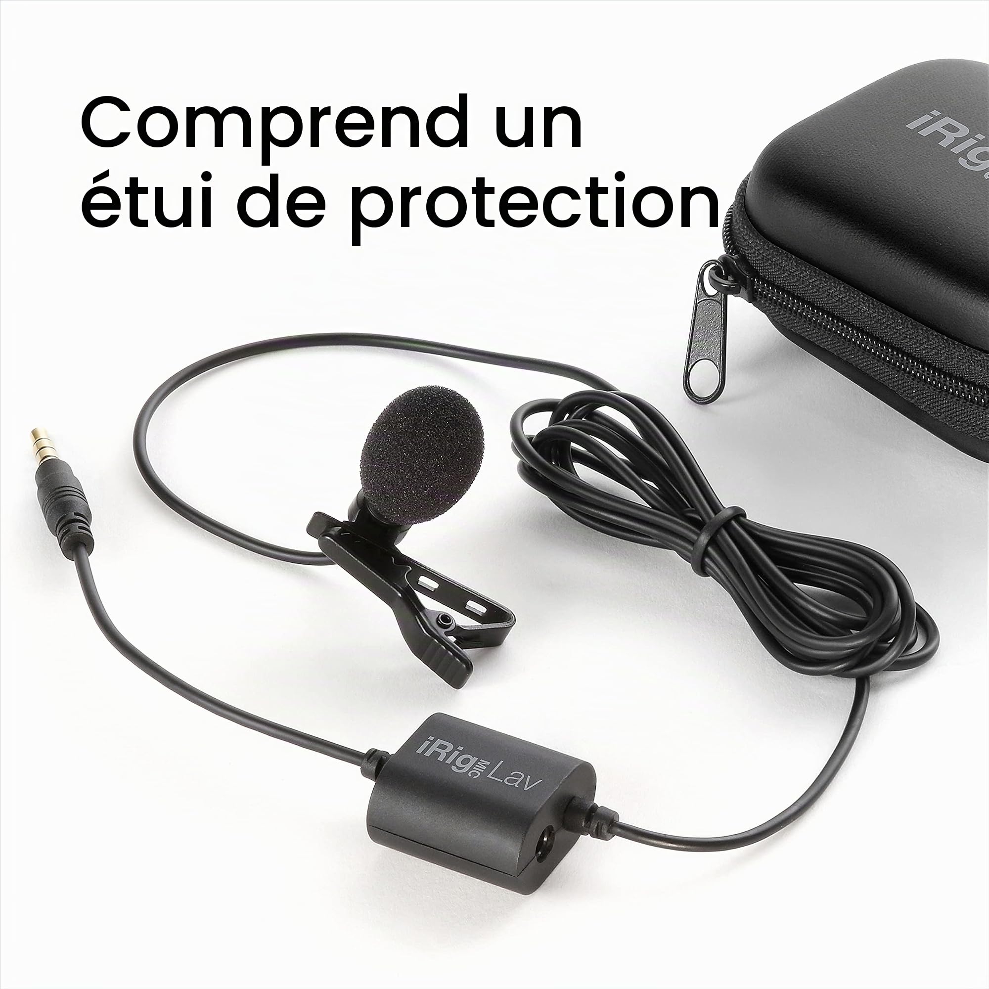 IK Multimedia iRigMicLav Microphone Noir