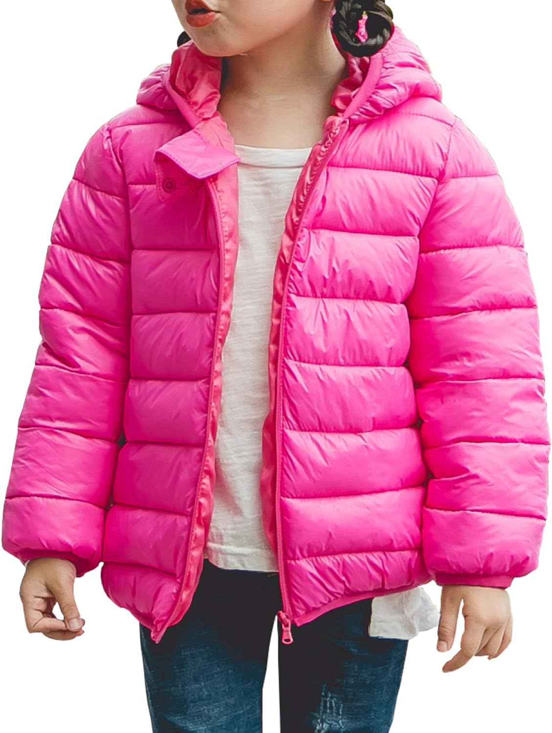 WUSENST Baby Boys Girls Winter Coats Hoods Light Puffer Down Jacket Outwear - Image 3