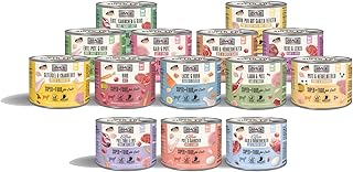 Mac's Cat 12 x 200 g Mix Pack | Guaranteed 6 Varieties Mix | Grain-Free Premium Wet Food for Cats | Ideal Combination of High-Quality Ingredients product image