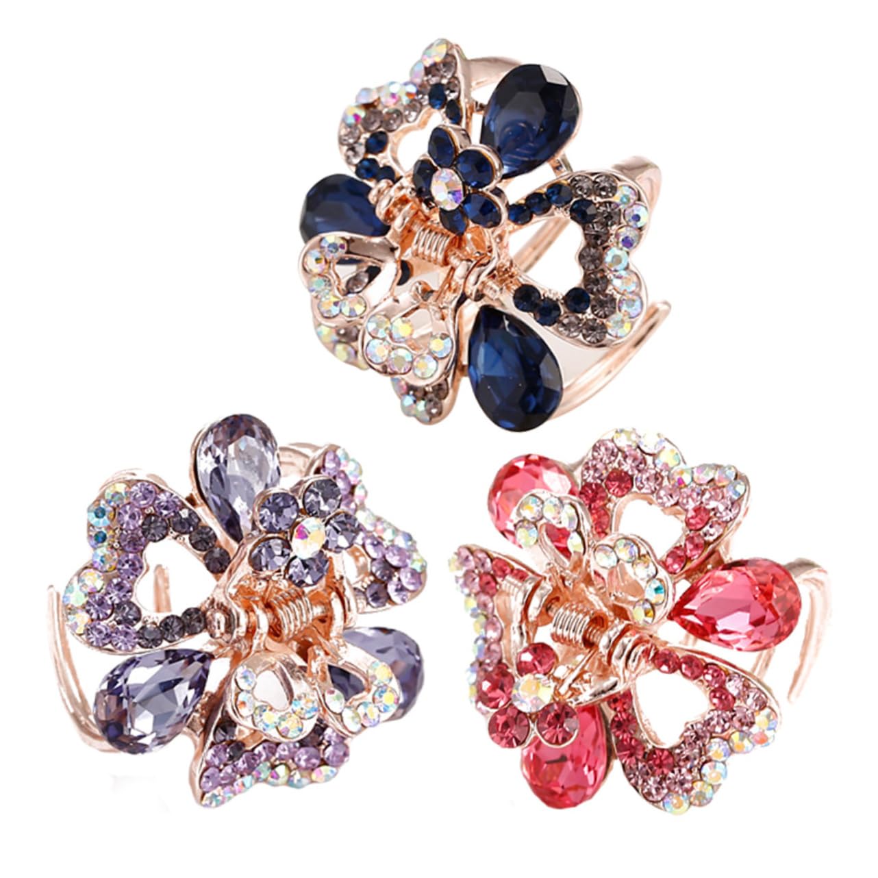 2 Set Di Eleganti Fermagli Per Mini Fermagli Per Accessori Per Per Donna Confezione Da 4 Pezzi * 2