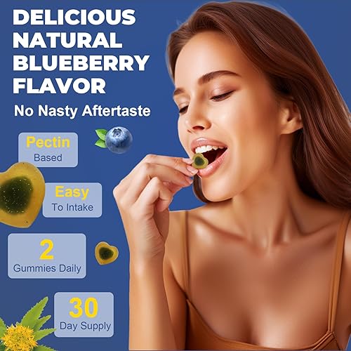 Miniatura 8 de Totaria Gomitas rellenas de Ashwagandha sin azúcar con vitamina D3, glicinato de magnesio, rodiola, suplementos de raíz de ashwa ultra fuertes para