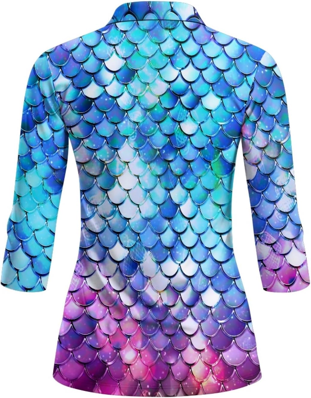 Golf Summer Golf 3/4 Sleeve Shirts for Women Athletic Yoga Tennis Shirt Moisture Wicking Casual Breathable Tops