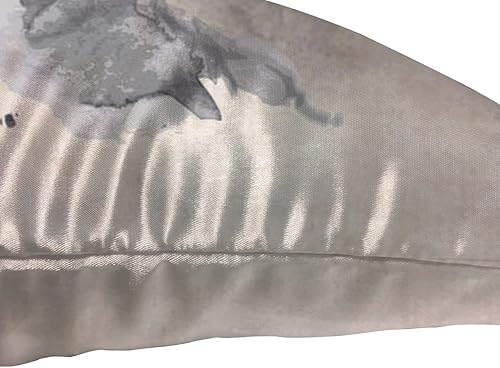 Miniatura 3 de HGOD DESIGNS Funda de almohada de bambú, diseño de árboles de bambú japoneses, sol y montañas, funda de cojín cuadrada estándar decorativa para el