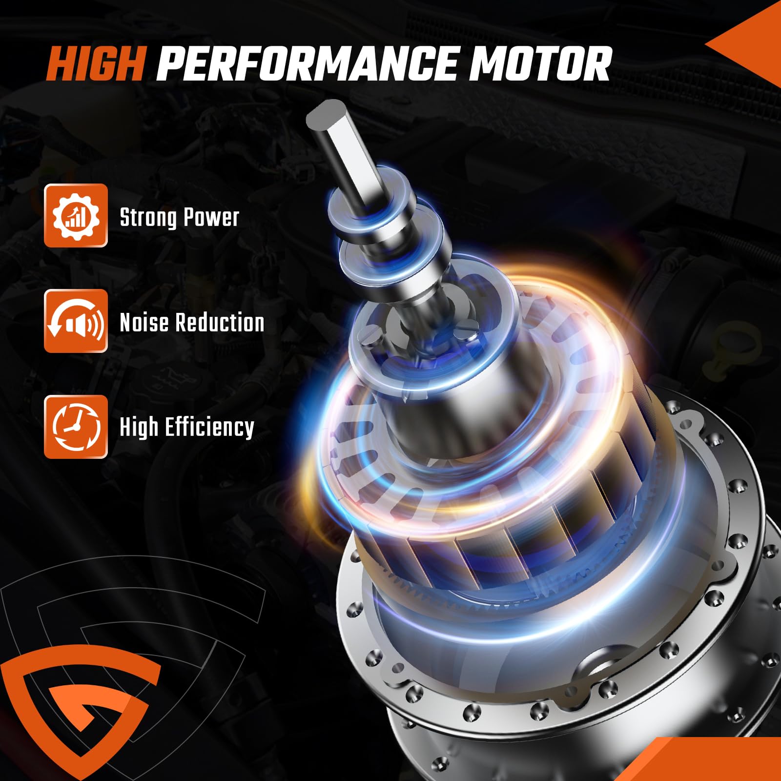Moteur d'essuie-glace avant avec liaison compatible avec Opel Mokka/Mokka X 2012-2023 95323224 42333715