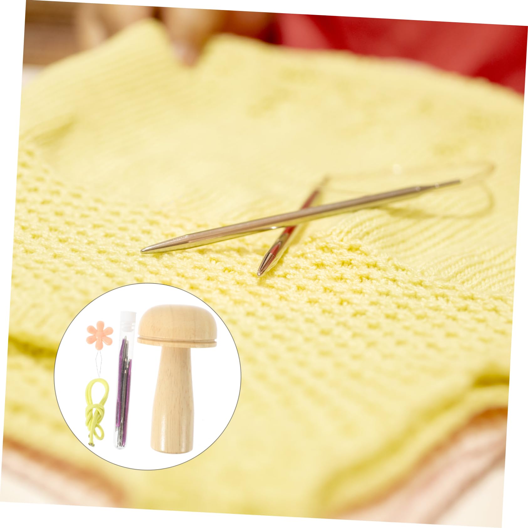 STOBOK 3sets Aghi Da Cucire Ergonomici Per Rammendo Di Aghi Per Maglia e Riparazione Strumenti Di Cucito Portatili Varie Colorazioni Per Maglioni Cappelli e Guanti
