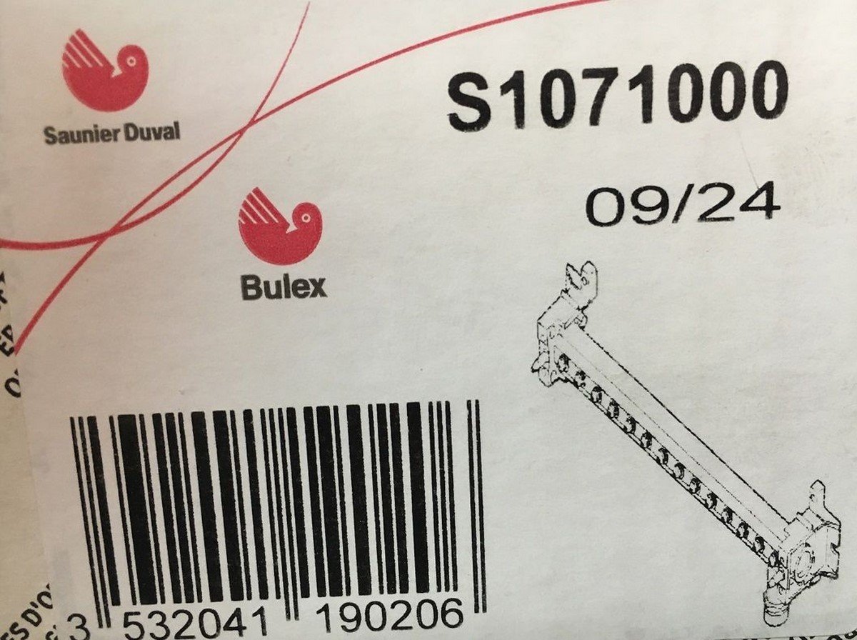 Rampe brûleur G20 SAUNIER DUVAL S1071000 pour chaudière gaz