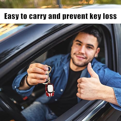 Miniatura 4 de Llavero de diamantes de imitación modelo de automóvil, llavero creativo con forma de automóvil, llavero de metal 3D, regalo para hombres y mujeres,