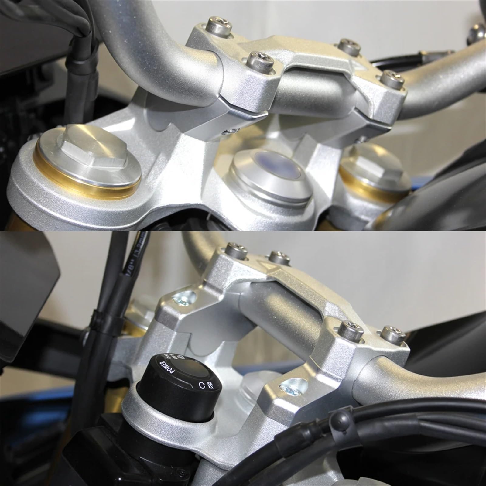 Manubrio Riser Morsetto Per BMW F900R F900XR F900 R XR F850GS F 850 ​​GS Per Adventure Per ADV 2018-2021 Manubrio moto Riser Fat Manubrio Morsetto Riser Manubri Moto