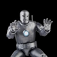 Vista 3 de Serie Marvel Legends Iron Man (Modelo 01) Avengers 60º Aniversario - Figura de acción coleccionable de 6 pulgadas, 6 accesorios