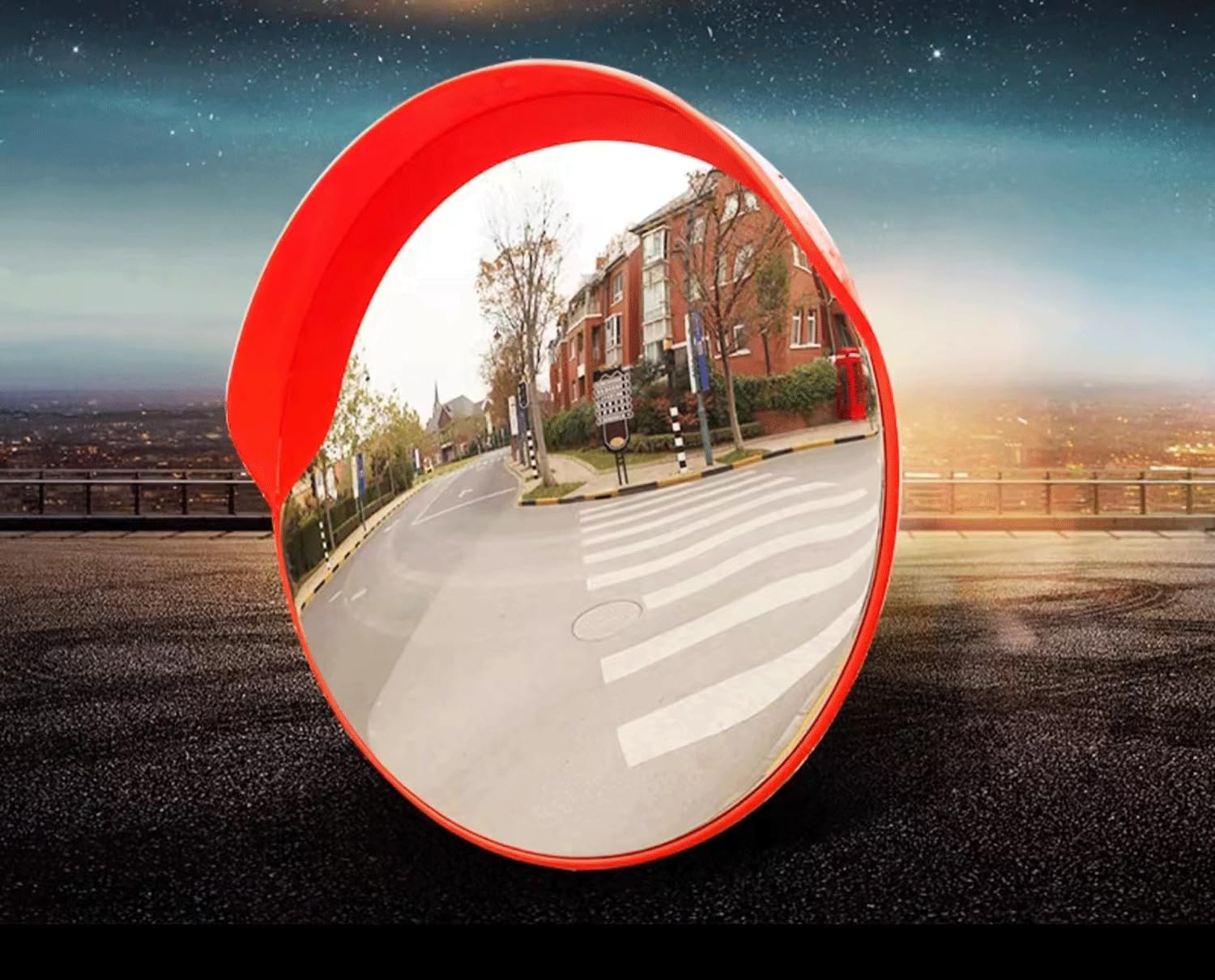 Miroir de circulation incassable pour sécuriser les écoles et sorties
