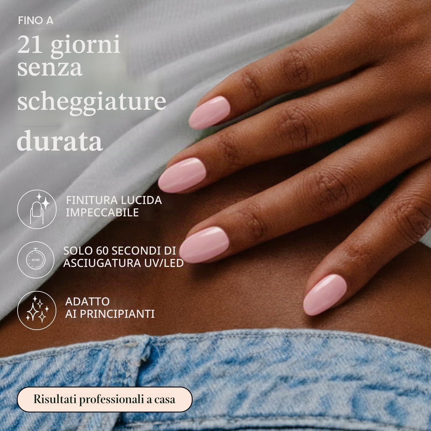 Mylee Smalto Gel Semipermanente 8ml [Californian Love] - UV/LED Nail Art Manicure Pedicure, Lunga Durata, per Uso Professionale e Domestico [Nude Range] - Vegan & Cruelty Free