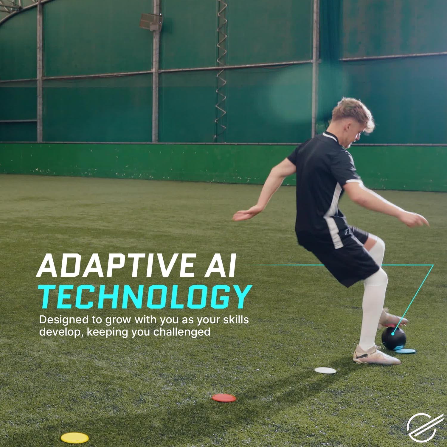 Soccer Dash – Dein Trainingspartner für mehr Dribbelstärke, schnellere Reaktionen und perfekte Ballkontrolle. Mit KI-Technologie für stetigen Fortschritt – allein oder im Team.