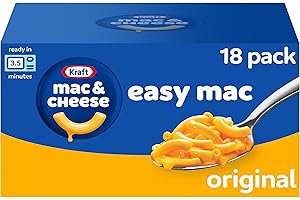 Grocery Essentials: Kraft Easy Mac Original - 18 Microwavable Convenience Meals