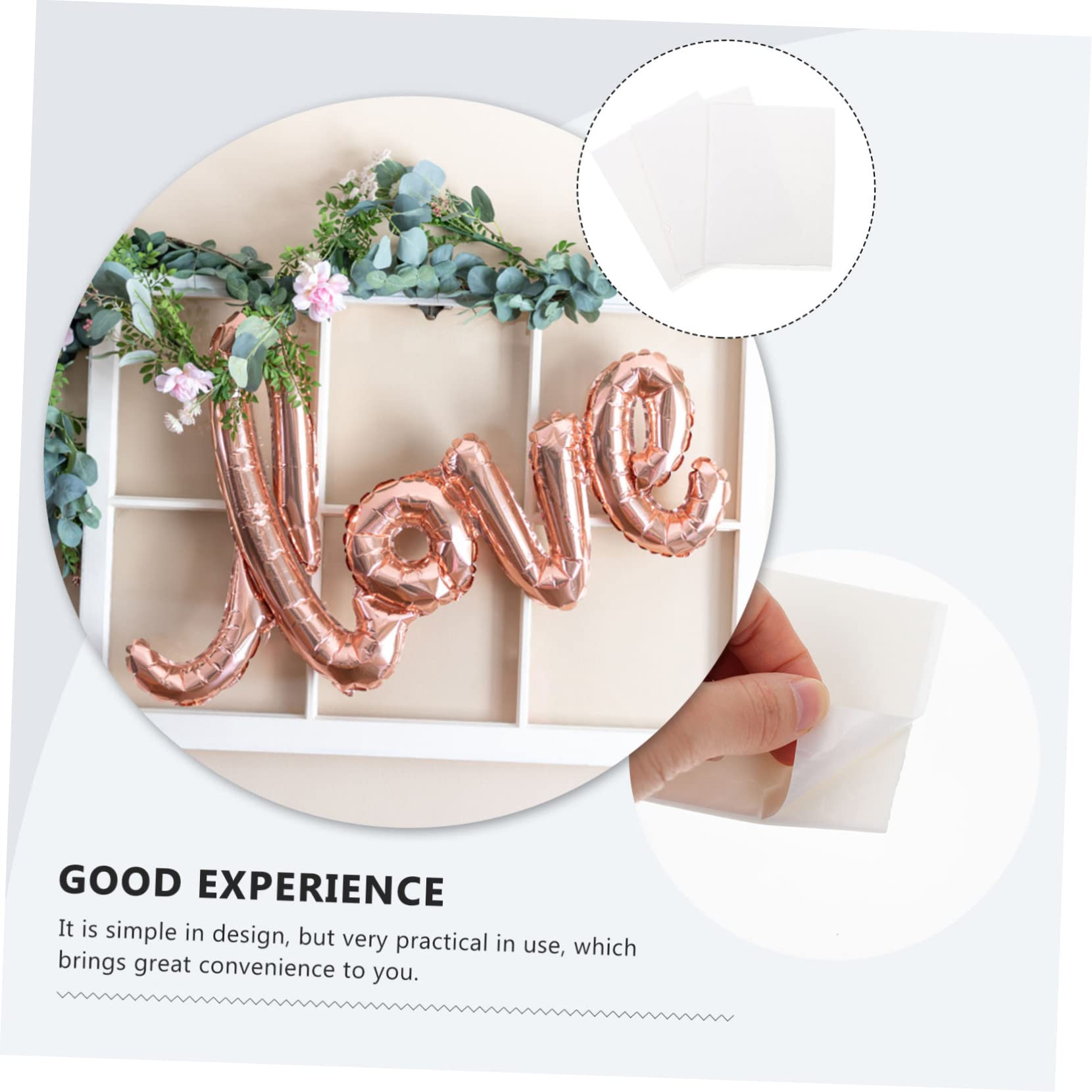 Ciieeo 15hojas Cinta Adhesiva Doble Cara Extrafuerte para Manualidades y Fijación De Objetos para Colgar Herramientas y Decoración del Hogar