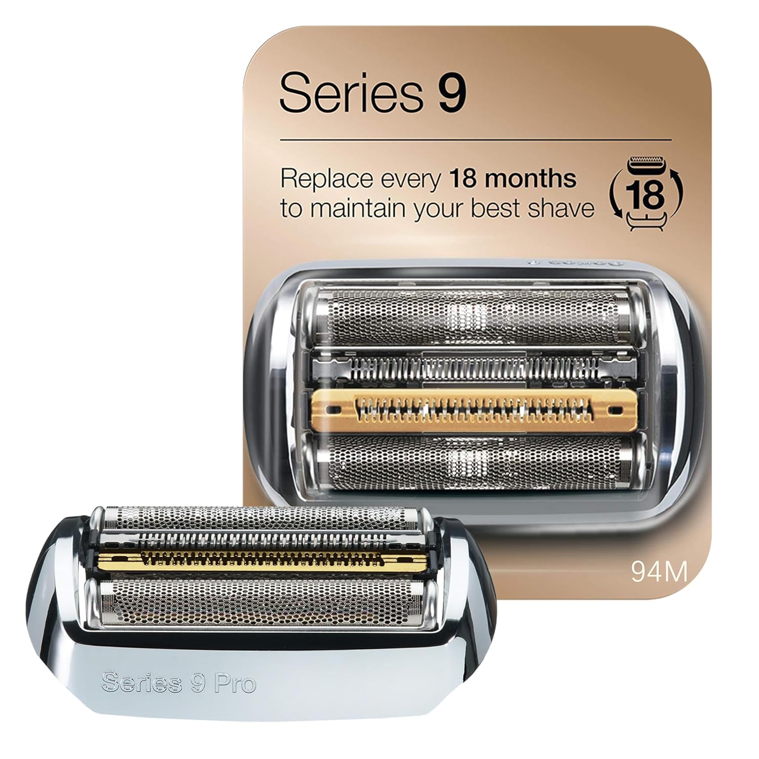 Wone94M,Compatible with Braun Series 9 Pro Shaving Razor Head,Compatible with Braun Series 9 Replacement Foil and Cutter,9290cc, 9291cc, 9370cc, 9376cc, 9293s, 9260s, 9295cc, 9385cc.