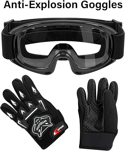 Miniatura 8 de TCT-MOTORPARTS DOT - Casco de motocross ATV para niños y jóvenes, casco de cara completa