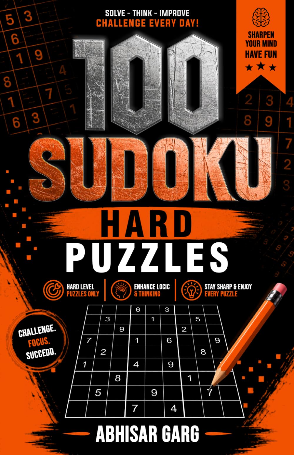 100 Sudoku Puzzles - Hard (Sudoku Master Collection)