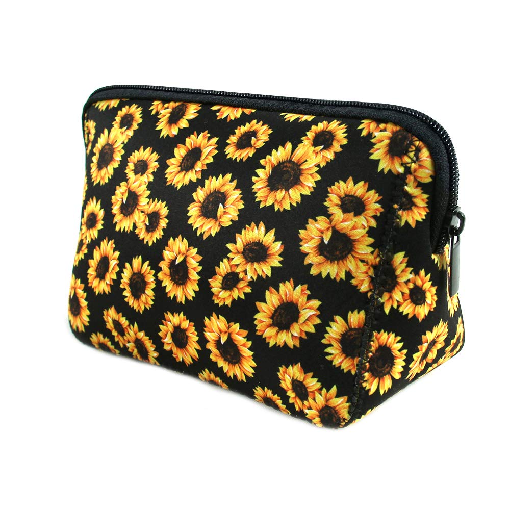 sunflower cosmetic bag