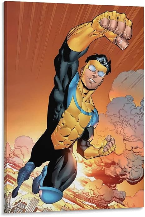Amazon.com: Póster de anime de arte clásico invencible Kid Mark Grayson que  decora su sala de estar, fiesta de cumpleaños, sala de regalo de oficina,  decoración de pared, estilo 14-1 24 ×
