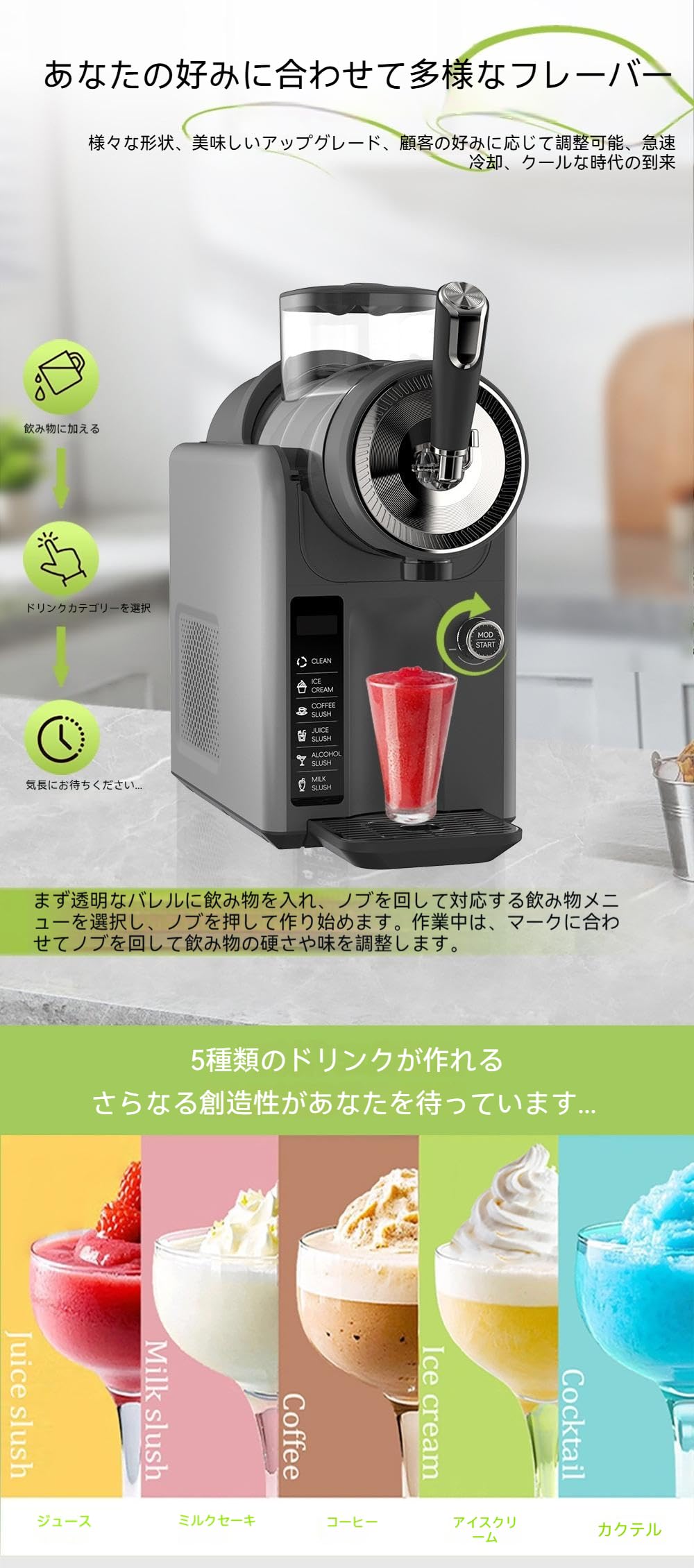 【新品未使用】全自動アイスクリームメーカー ホワイト/ブラック Amazon | アイスクリームメーカー 、ソフト・ハード ソフト