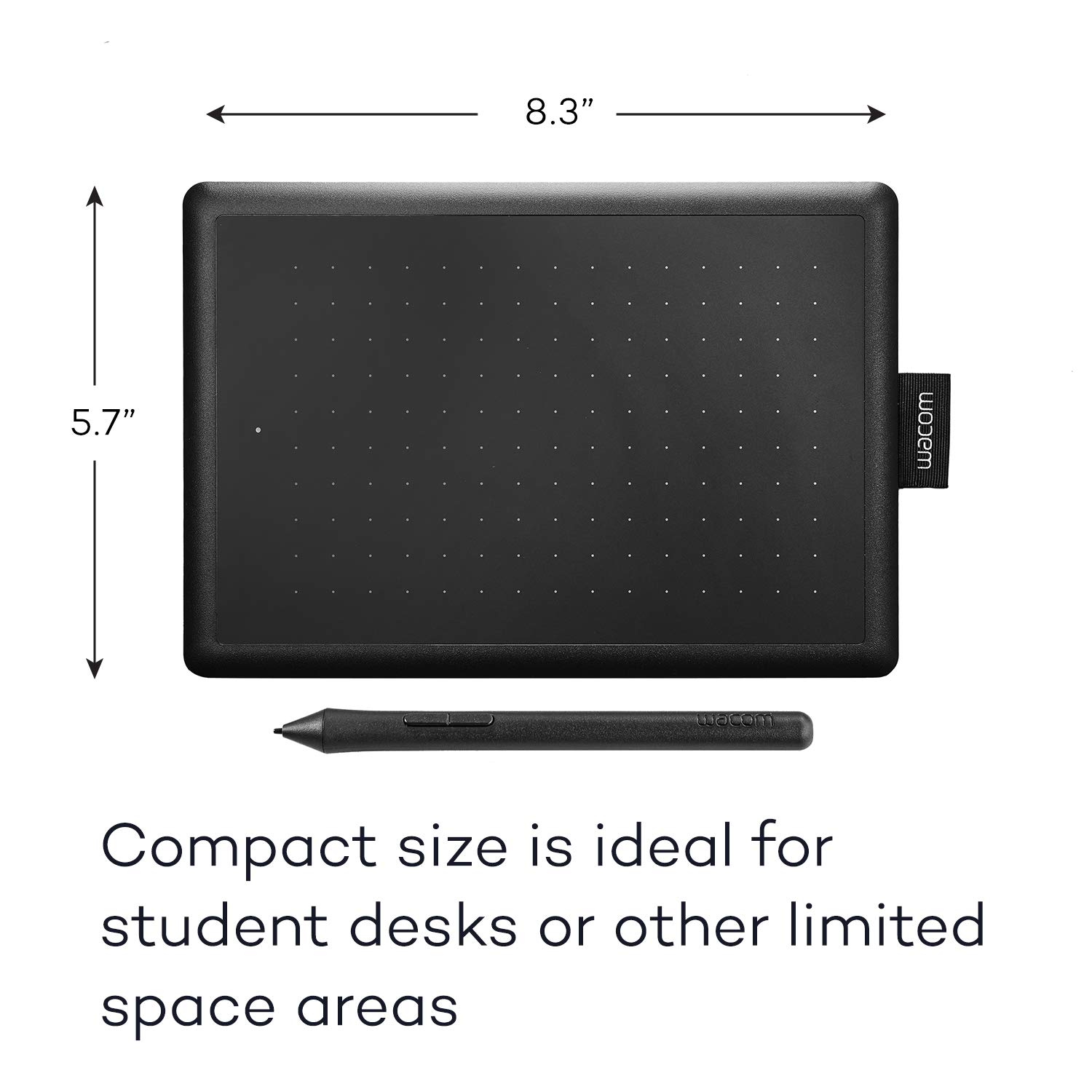 One by Small Graphics Drawing Tablet 6x3.7 Inches, Portable and