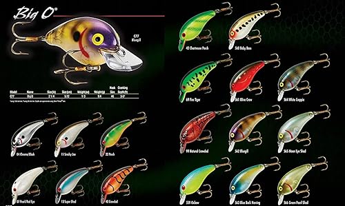 Miniatura 8 de Cotton Cordell Big O - Señuelo de pesca Crankbait de labio cuadrado