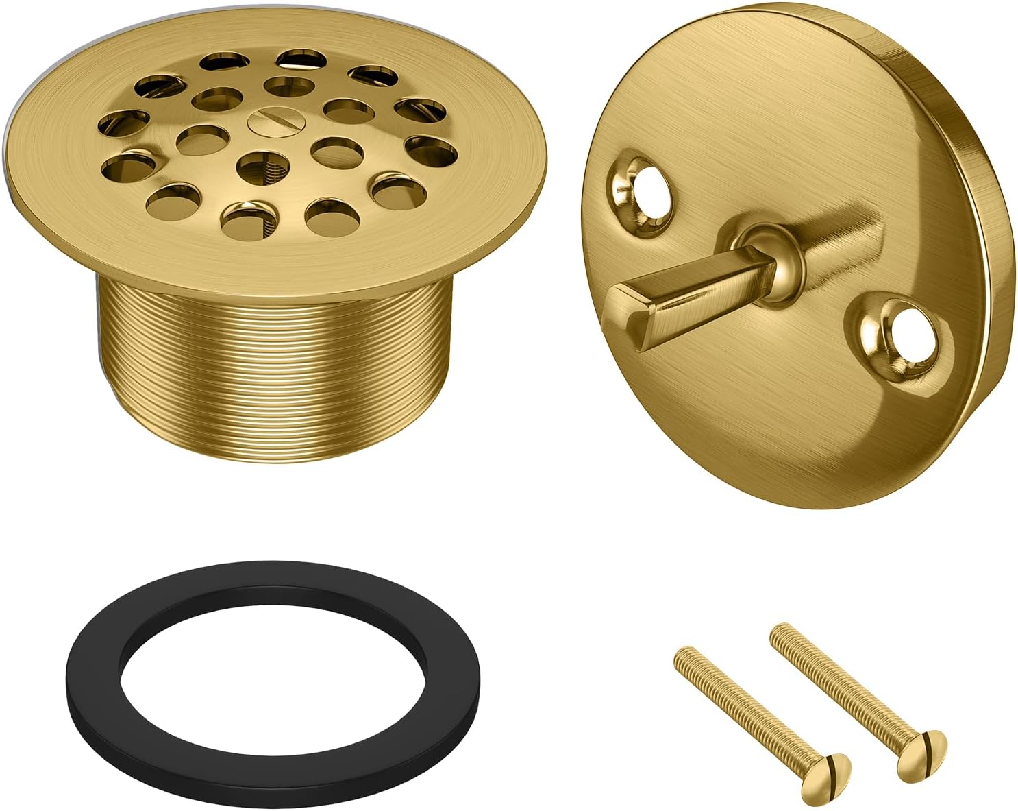 Trip Lever Tub Trim Kit Set With Two Hole Trip Lever Overflow Face ...