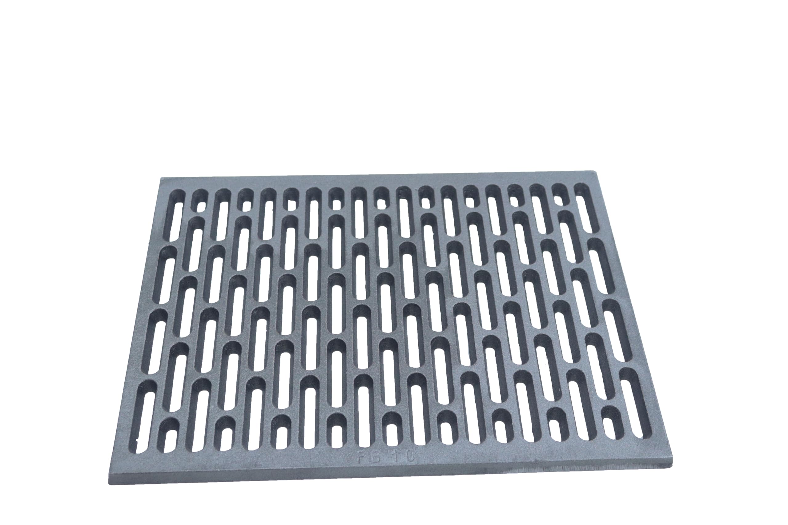 Fonderia Bongiovanni | Griglia in Ghisa | Griglia per Camino | Stufa Pellet | Barbecue Fondello per Cenere |cm 30X40X1,2